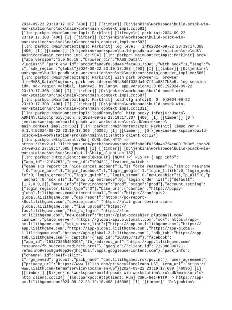 Log 240922 | PDF | Software Development | Computer Architecture