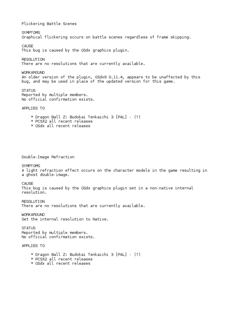 Various Problems Solved of Ps2 Emu | PDF | Media Technology | Leisure