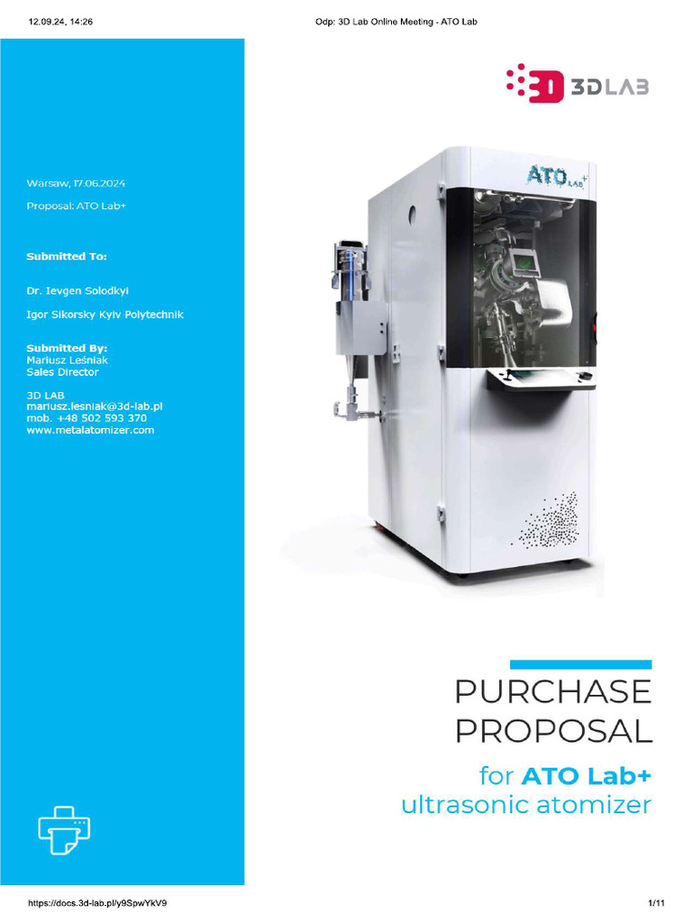 3D ATO Lab | PDF