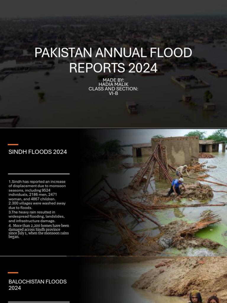 Hadia Project English Pakistan Floods | PDF | Social Science