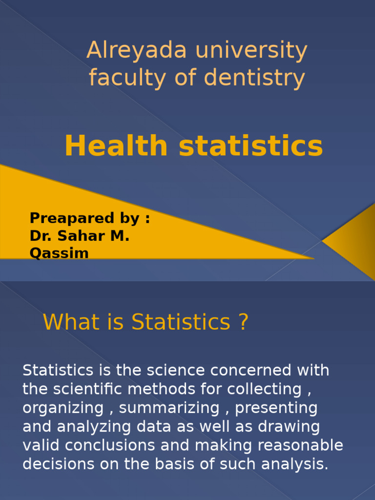 Understanding Health Statistics Basics | PDF | Statistics | Sampling ...