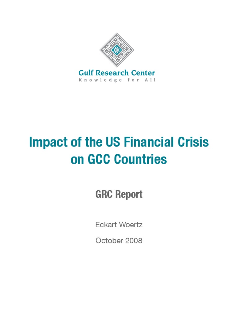 Impact of The US Financial Crisis On GCC Countries: GRC Report | PDF ...