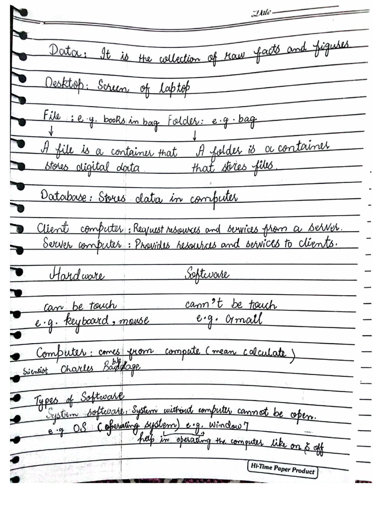 ICT Notes | PDF