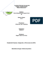 Informe de Practica