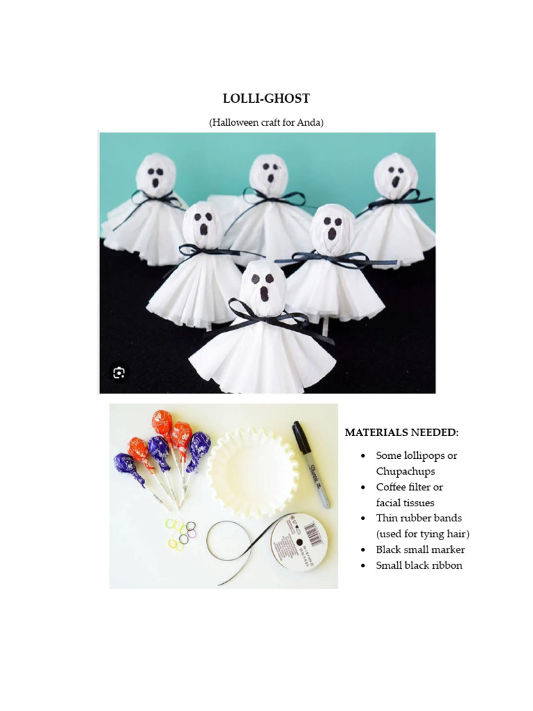 HALLOWEEN CRAFT for kids | PDF