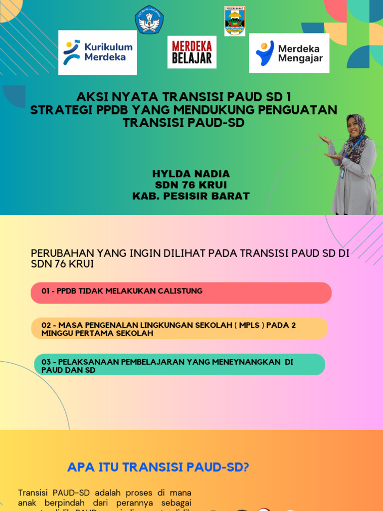 Aksi Nyata Transisi PAUD-SD | PDF