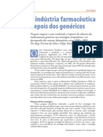 A Industria Farmaceutica Depois Dos Genericos