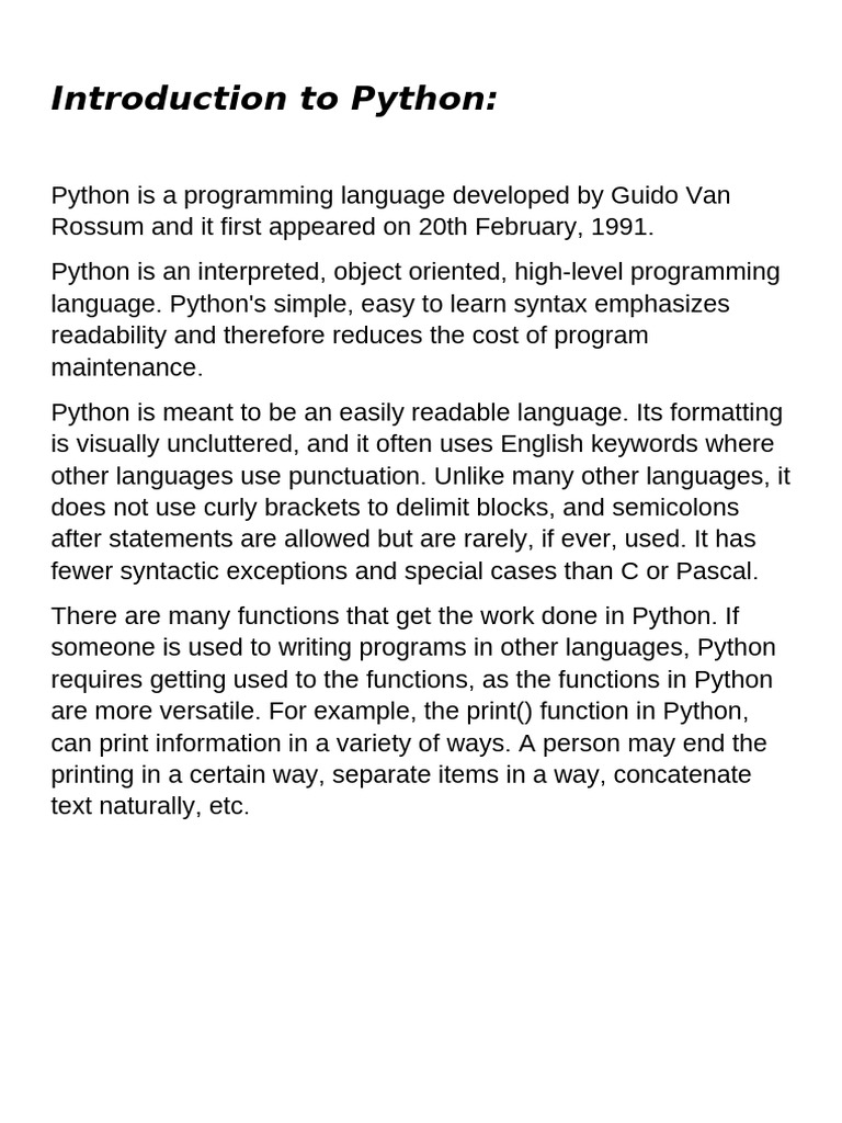 Ai project pdf area python programming language 