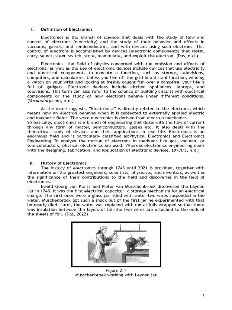 Research in Basic Electronics | PDF | Capacitor | Electric Motor