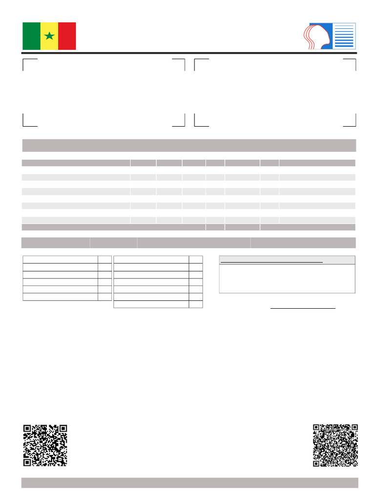 Bulletin Scolaire El Hadj Momar Khouma | PDF
