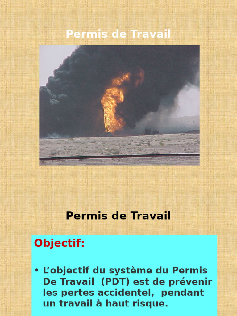 Guide sur le Permis de Travail Sécurisé | PDF