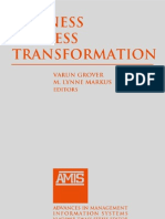 Business Process Transformation Advances in Management Information Systems