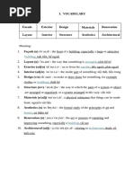 Architectural Features and Descriptions | PDF | Building Materials | Wall