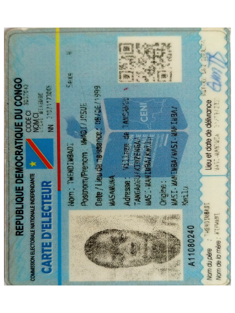 Carte D'électeur | PDF