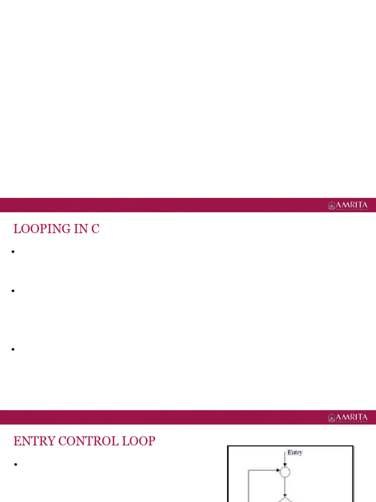 4 Control Structures in C | PDF | Control Flow | Computing