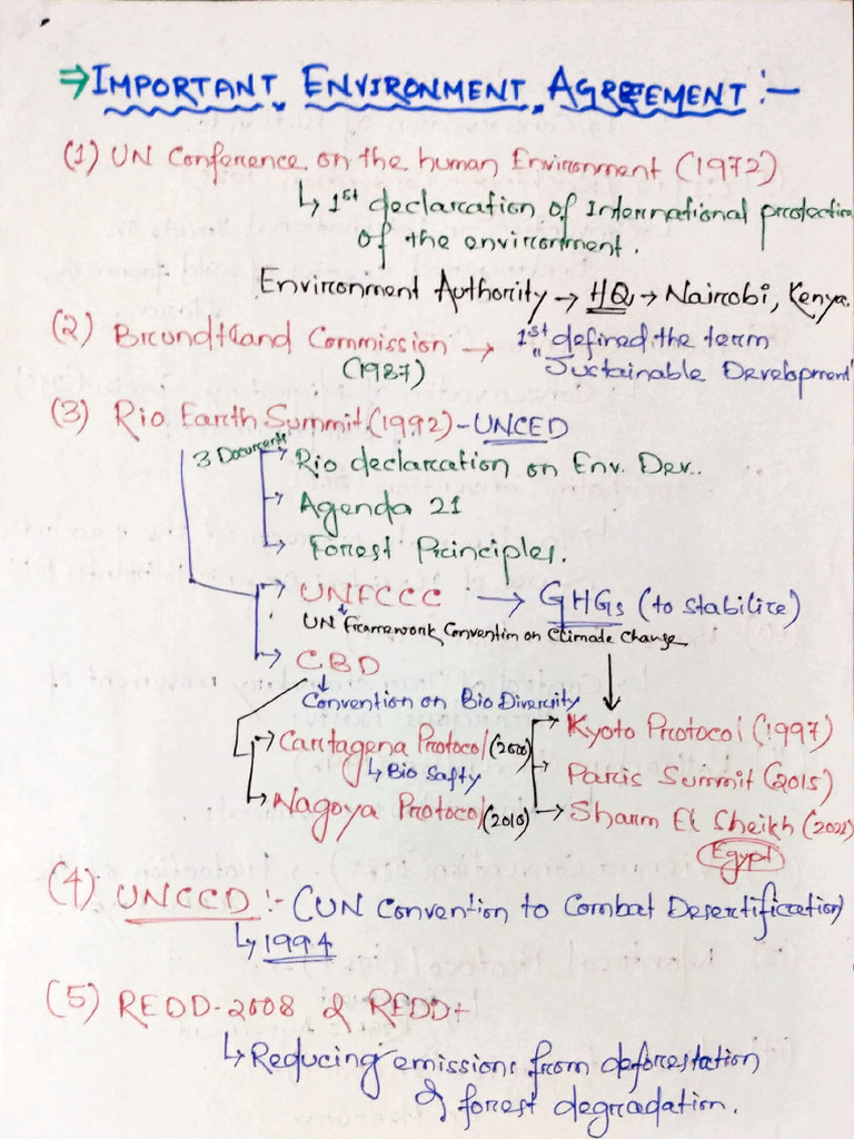 Important Environment Agreement | PDF | Science & Mathematics