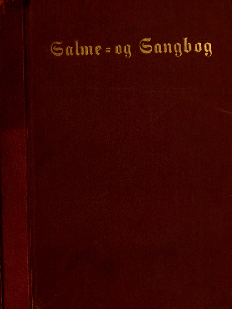 Salme Og Sangbog | PDF