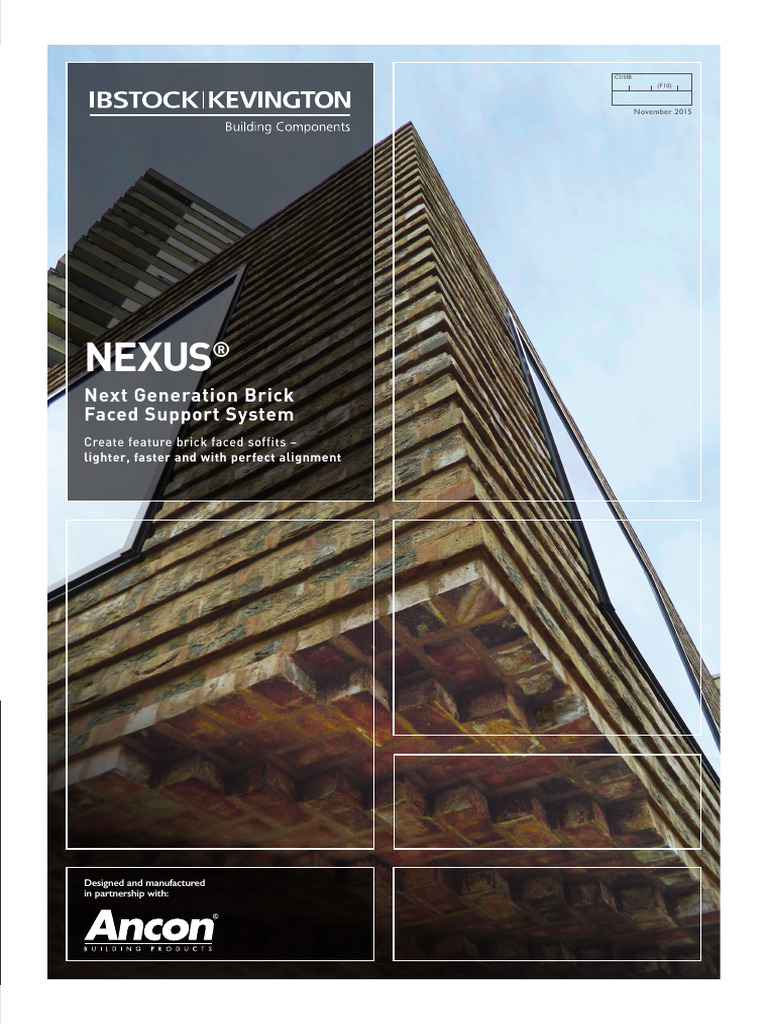 Nexus Next Generation Brick Faced Support System | PDF | Materials ...