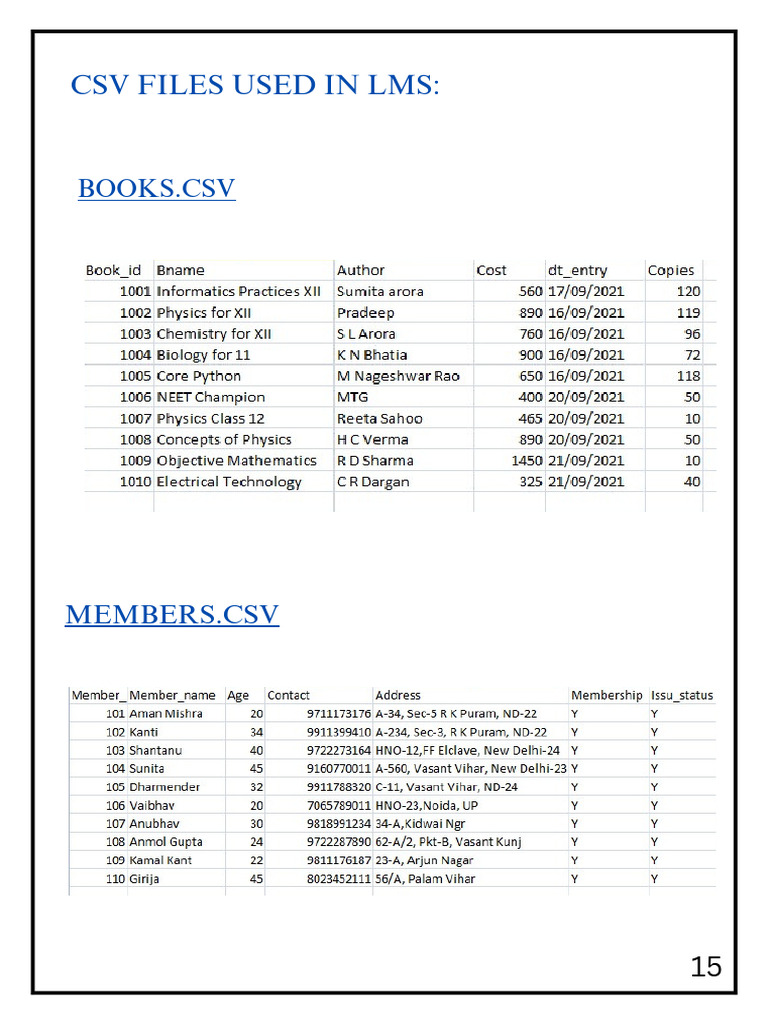 Library Management System Code | PDF | Computing | Computer Data
