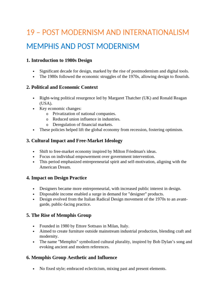 outline | PDF | Postmodernism | Graphic Design