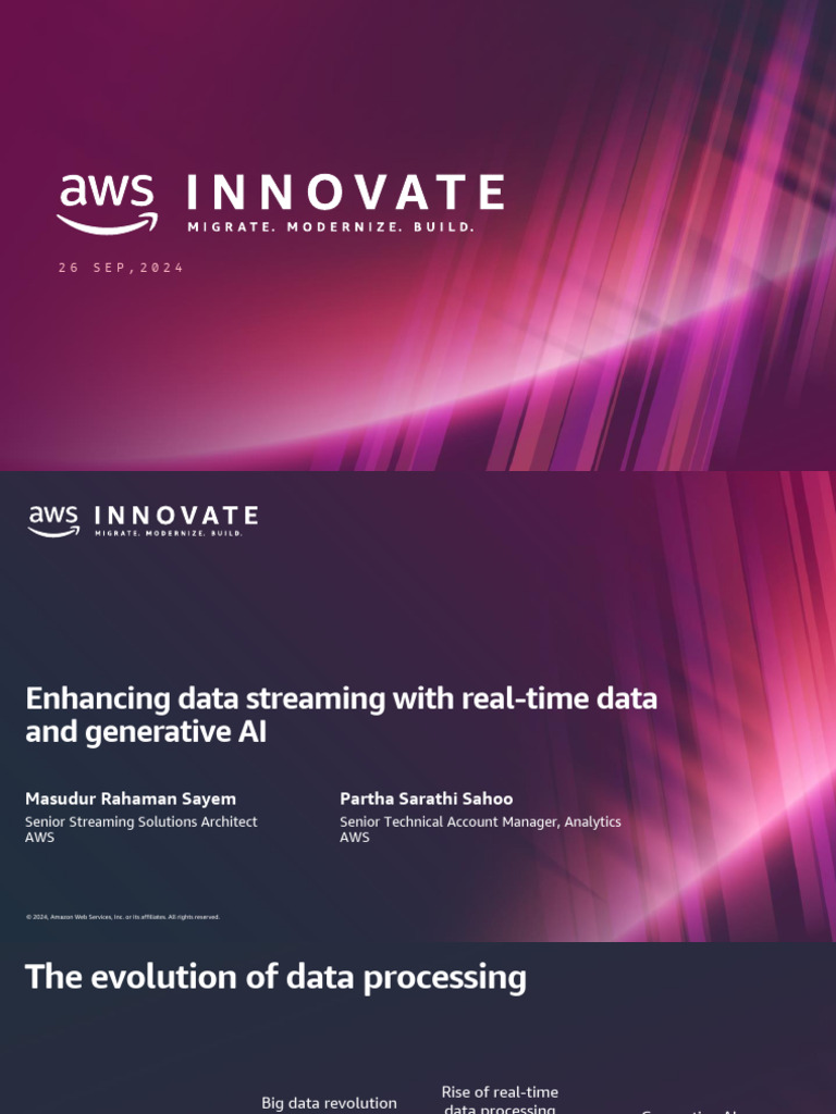 Handout enhancing data streaming with real time data and generative