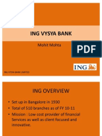 Final Presentation of Ing Vysya Bank Mohit Mohta