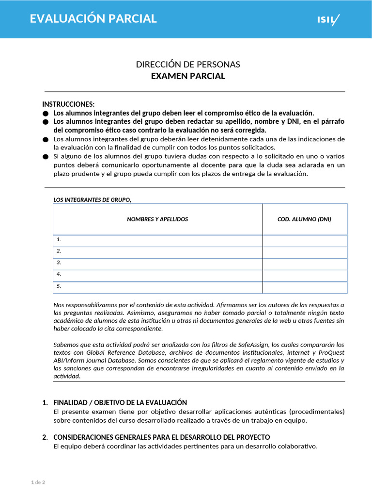 Examen Parcial-Dp-2024-Ii | PDF | Crecimiento personal y profesional ...