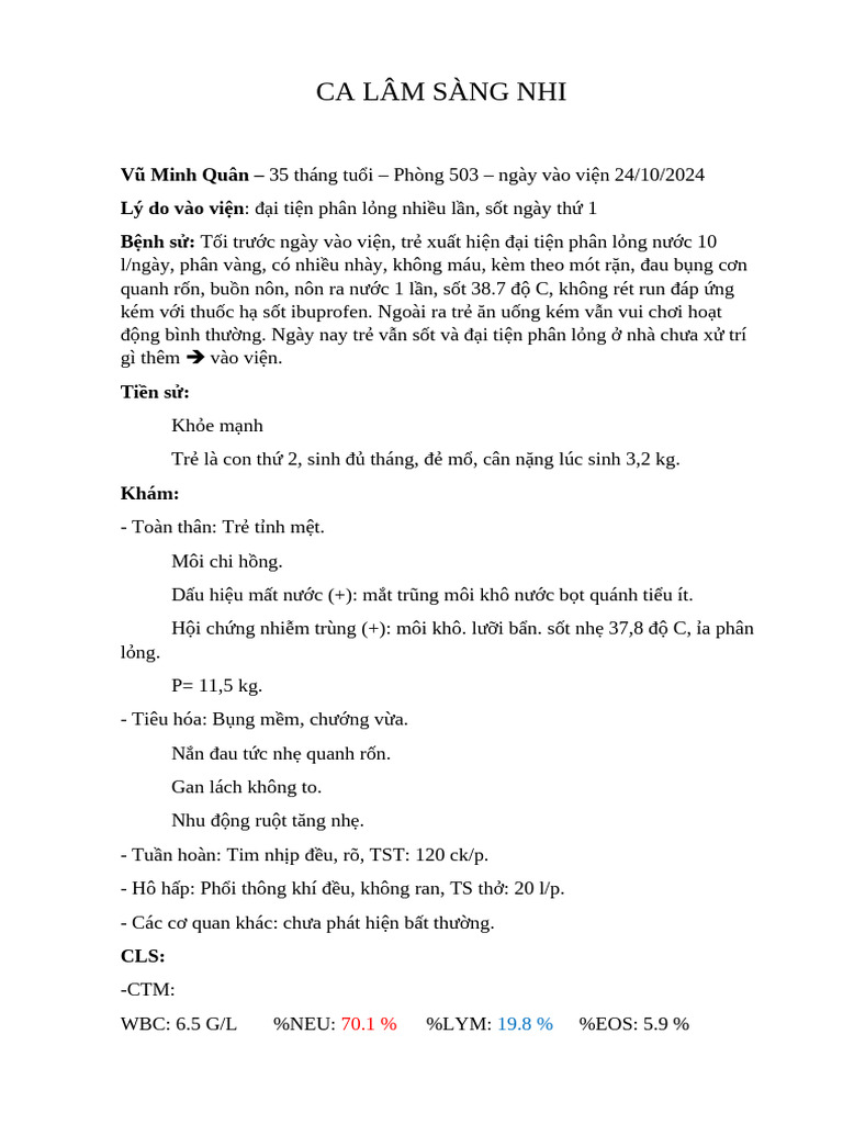 CLS Nhi | PDF
