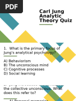 Freud's Psychoanalysis: Key Concepts Quiz | PDF | Id | Sigmund Freud