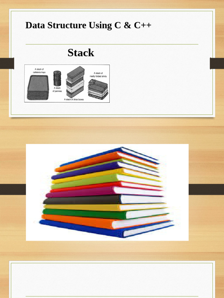 Data Structure Using C & C++: Stack | PDF | Computer Programming ...