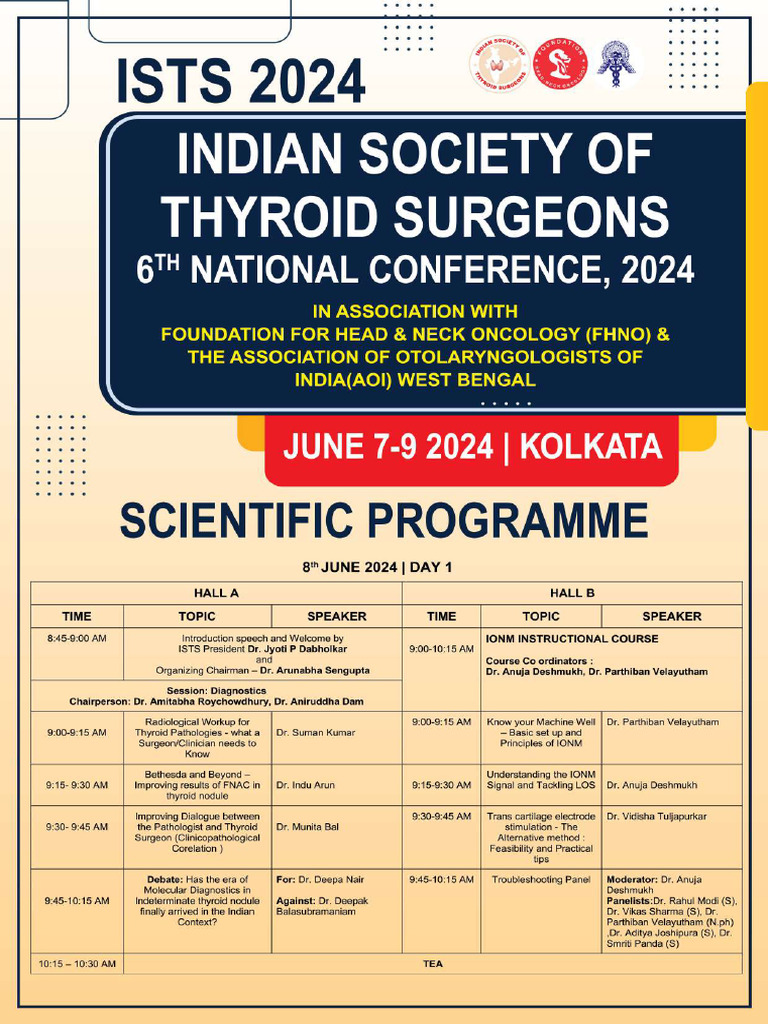 Scientific Program ISTS 2024 | PDF