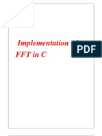 Implementation of FFT in C