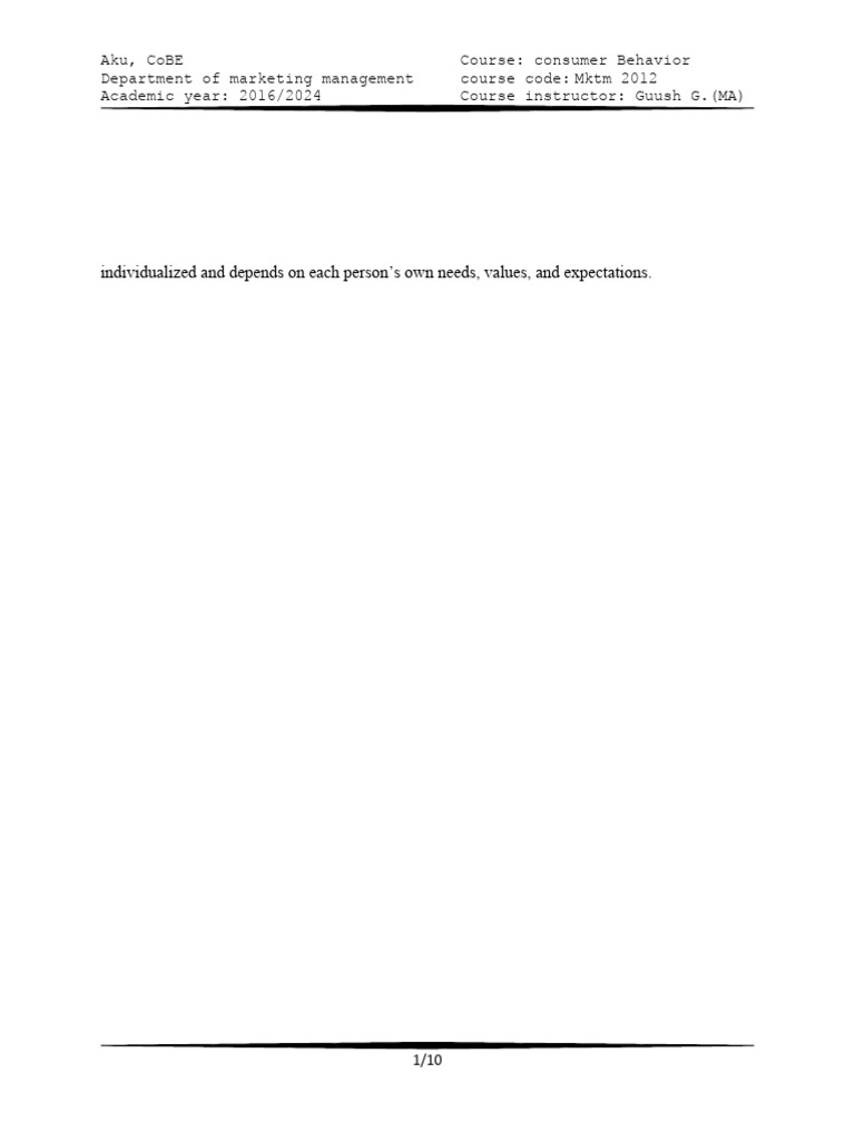 Chapter 5 Consumer Perception Pdf Senses Perception