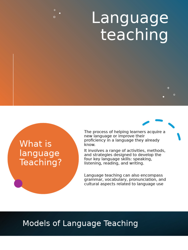 What Is Language Teaching | PDF | Career & Growth