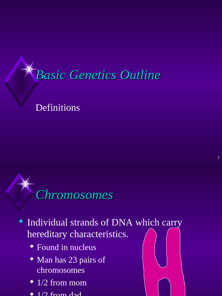 Basic Genetics Concepts Explained | PDF | Zygosity | Dominance (Genetics)