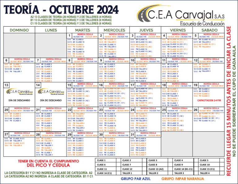 Teoria de Octubre 2024 | PDF
