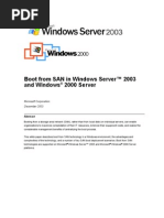 Boot From SAN in Windows