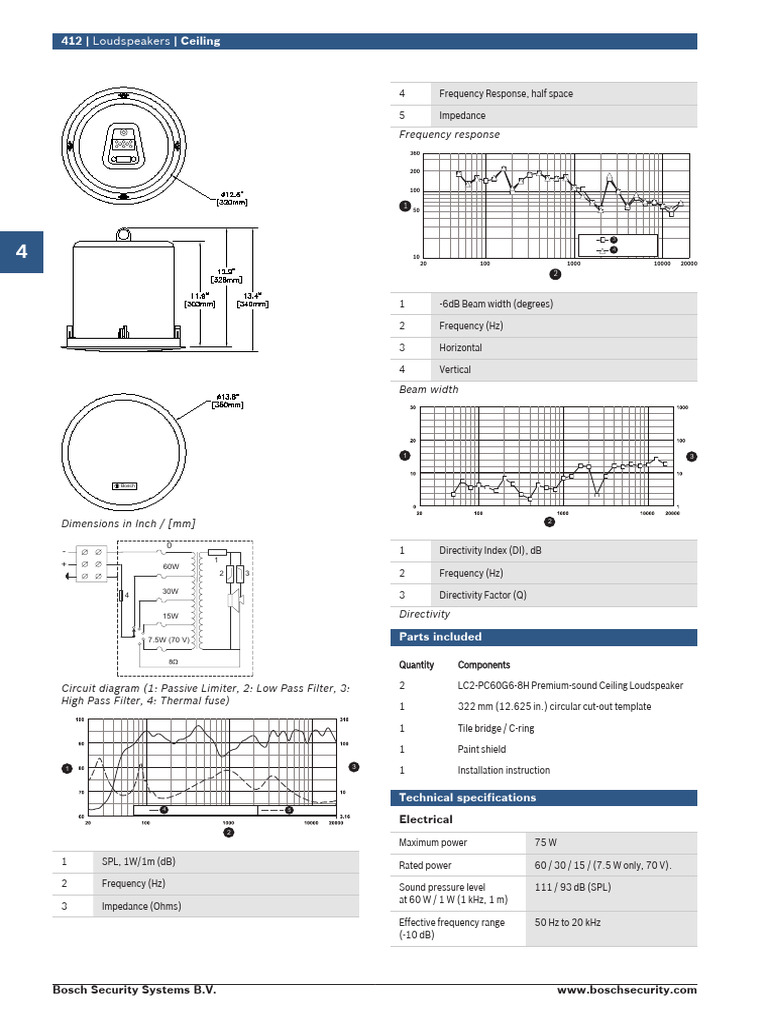 Databook Public Adress Pa and Voice Alarm en 18560096907 p413 | PDF ...