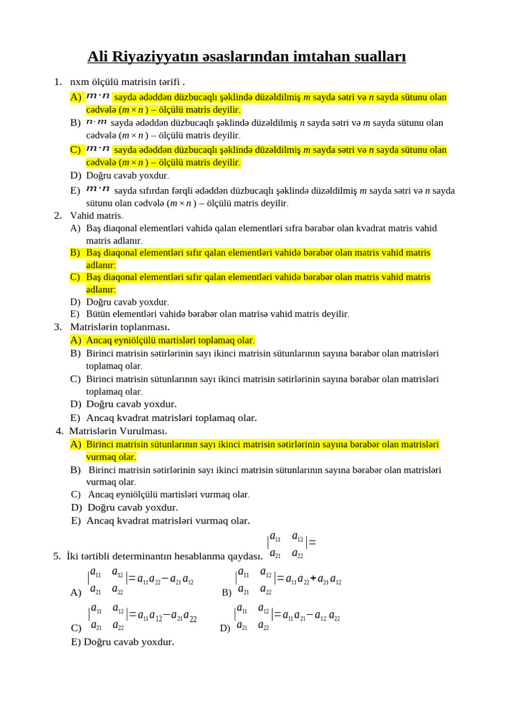 Ali R Test-1 113604 | PDF
