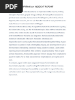 Road Accident Report Writing Guide | PDF