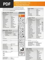 Adobe Illustrator Shortcut Cheat Sheet | PDF | Control Key | Keyboard ...