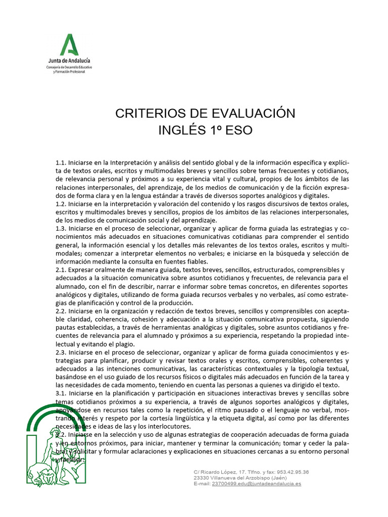 criterios-de-evaluaci-n-ingl-s-1-eso-pdf-aprendizaje-comunicaci-n