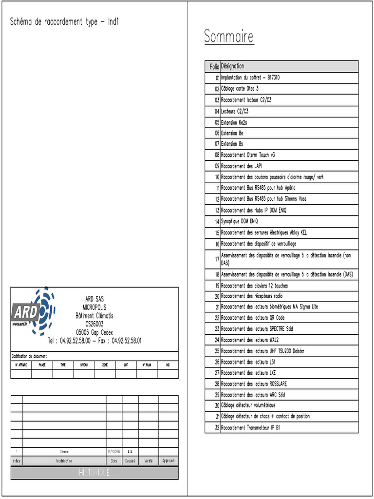 Schema de Raccordement Type ARD Ind1 | PDF | Énergie électrique ...