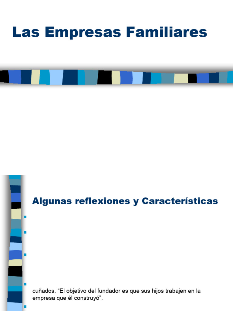 Características y Retos de Empresas Familiares | PDF | Business ...