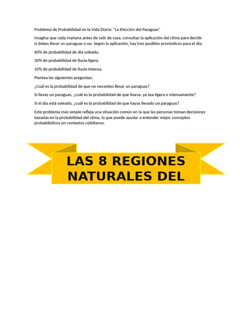 Problema de Probabilidad en La Vida Diaria | PDF | Informática