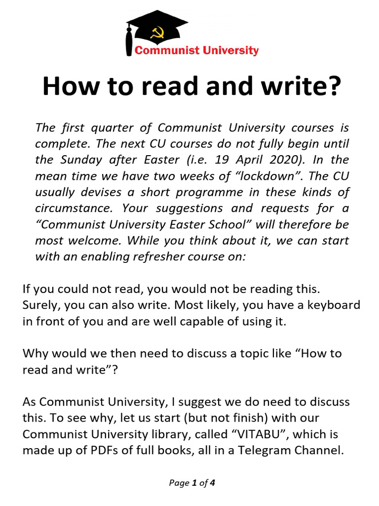 How to read and write pdf