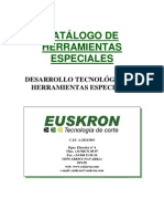 Catálogo Herramientas Especiales EUSKRON S.A.