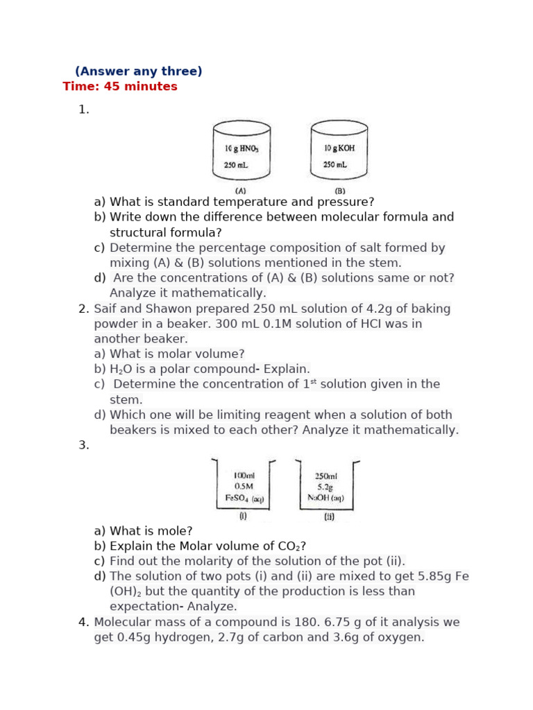 CHP 6 Exm | PDF | Science & Mathematics | Technology & Engineering