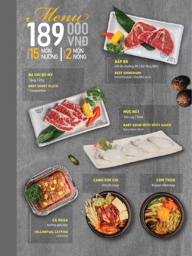 Menu King BF - 189 - 2024 - View | PDF