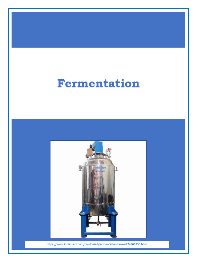 Fermentation Process and Yeast Kinetics | PDF | Fermentation | Cellular ...
